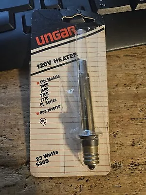 Vintage Nos Ungar 535s 23 Watt 120v Heater Tip Solder Gun 7400 7500 7760 7770 • $29.99