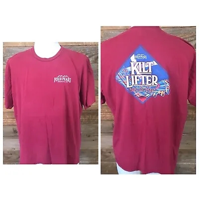 Four Peaks Brewing Co. AZ Kilt Lifter Amber Ale Graphic T-shirt Men's Size 2XL • $11.99