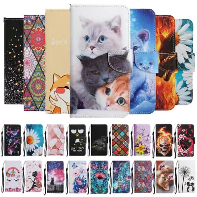 Pattern Leather Flip Wallet Case Phone Cover For Samsung Galaxy A13 A23e A53 5G • $7.36