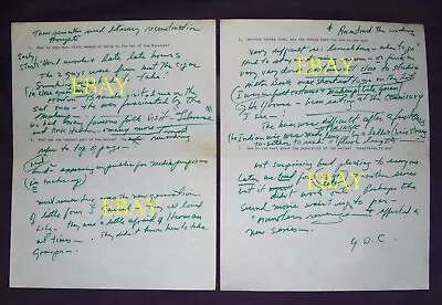  The Munsters  Yvonne DeCarlo Handwritten Memories TV Classic Lily RARE Unique ! • $295