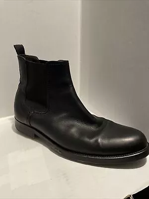 $69.99 • Buy BRUNO MAGLI  Fonzie  Mens Size 10M Black Soft Leather Boots Classic Comfort