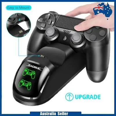 $22.69 • Buy PS4 Controller Dual Fast Charger Dock Station Charging Stand For PlayStation 4