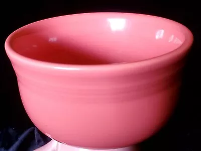 Vintage Fiesta Pink Gusto Bowl 24 Oz Cereal Soup Fiestaware Homer Laughlin HLC • $18