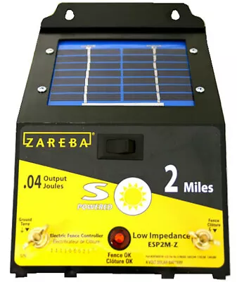 Zareba ESP2M-Z 2 Mile Solar Fence Charger 2 Mile • $184.42