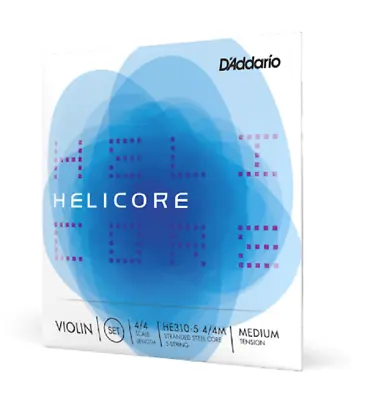 Helicore Violin String Set 4/4 Scale Medium Tension H310 4/4M D'Addario • $54.99