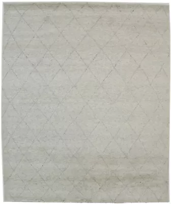 Large Moroccan Style Oriental Rug 8X10 Handmade Geometric Tribal Modern Carpet • $984.18
