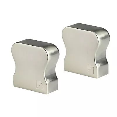 £19.33 • Buy Trademark HDR Wall Handrail End Caps In Brushed Nickel By Richard Burbidge