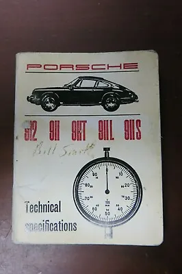 Used PORSCHE 912 911 911T 911L 911S Technical Specifications #16 • $83.99