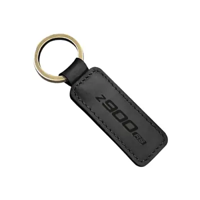 Key Ring Keychain Leather Gift Motorcycle Accessories Black For Kawasaki Z900 RS • £12.99