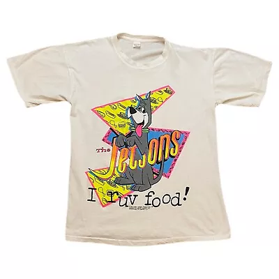 Vintage The Jetsons Shirt Men’s S Hanna Barbera Astro White S 90's Dog Cartoon • $24.99