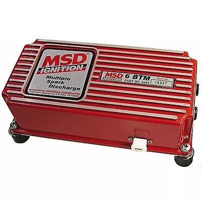 Msd Ignition 6462 6Btm Boost Timing Master Ignition Box 6 BTM Analog CD Ignit • $890.78