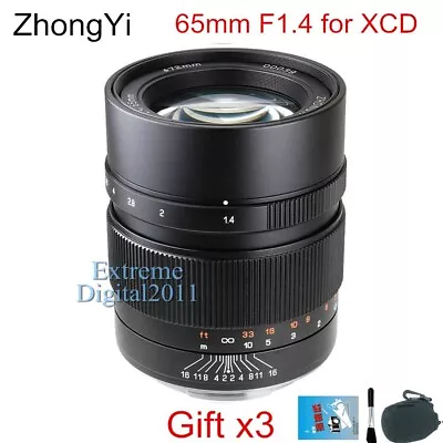 Zhongyi Mitakon Speedmaster 65mm F1.4 Lens For Hasselblad X1D II 50C X2D Camera • £475