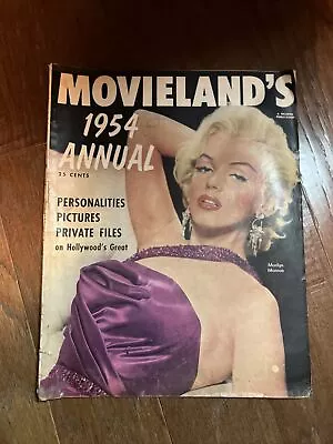 Movieland’s Magazine 1954 Starring Marilyn Monroe • $11.60