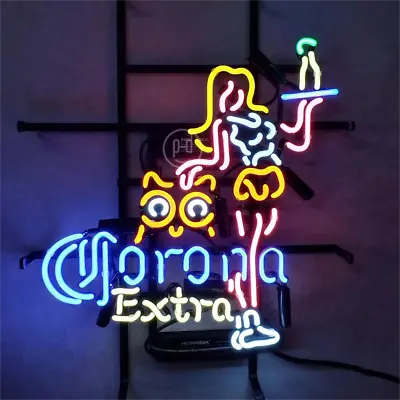 Corona Extra Cocktail Live Nudes Neon Sign Light Handcraft Artwork Decor 19 X15  • $192.50