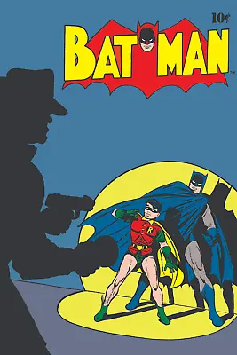 Vintage Batman Comic Book Cover Flashlight Poster 24x36 Inches  • $20
