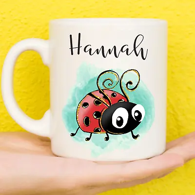 Personalised Ladybird Mug | Ladybird Gifts | Gifts For Ladybird Lovers • £11.99