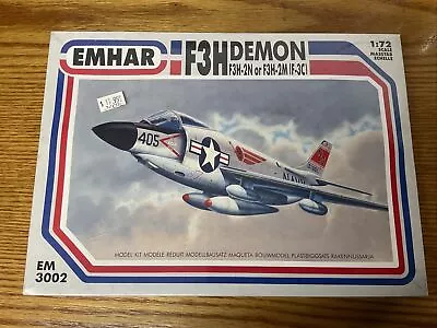 1/72-Emhar- F3H Demon-F3h-2N Or F3H-2M [F-3C]- Kit Is New In Box-1991 • $36.99