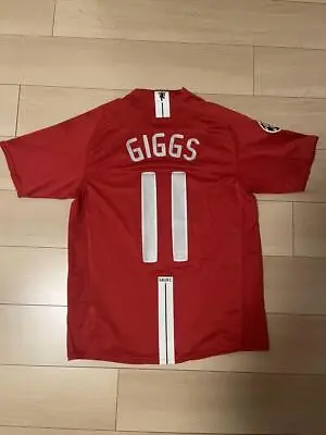 Giggs Manchester United 07/08 UCL Final Size M Nike Soccer Jersey Original • $258.54
