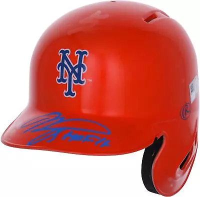 Mike Piazza New York Mets Signed Alternate Chrome Mini Batting Helmet W/HOF Insc • $299.99