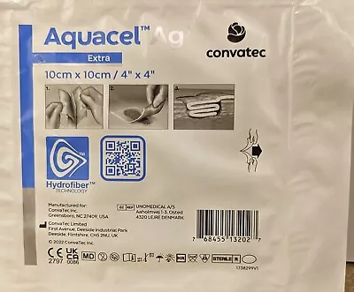 LOT OF 20 Aquacel Ag Extra Silver 4 X 4 Exp 2025 • $28