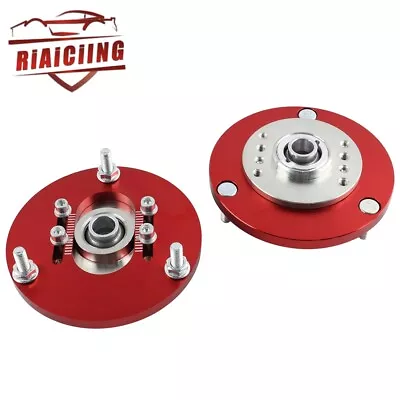 For BMW 3 Series E36 323i 325i New Front Coilover Top Mount Camber Plate Kit Red • $70.99