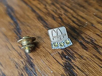 Hyper Rare Real Yellow Gem Stones (Diamond?) McDonald's Pin Badge Union J 99.99p • £99.99