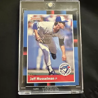 1988 Jeff Musselman Error Card • $5200