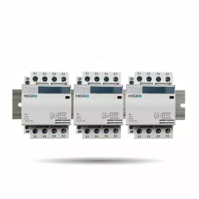 12 Pole Contactor Normally Open Lighting Contactor 120V Coil 4 X 3 Set 30A 40A • $266.84