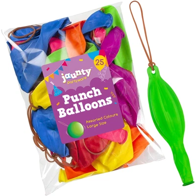 £4.99 • Buy 25 LARGE PUNCH BALLOONS Party Bag Fillers Goody CHILDRENS Loot Bag Toys Birthday