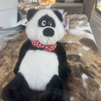 Bamboozled Sara Lee Professional Panda Plush Teddy Bear Soft Cuddly Toy Bow Tie • £5