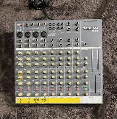 TASCAM M-08 Analog 8 Channel Mixer Tested Working Used Free Shipping • £148.84
