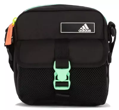 ADIDAS Amplifier 2 Festival UNISEX Bag BLACK Crossbody 7 X3 X7.5  122 CU NEW $45 • $24.95