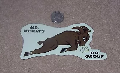 Mr Norm's Go Group - Sticker  NHRA  Hot Rod  NASCAR   Mopar • $4.25