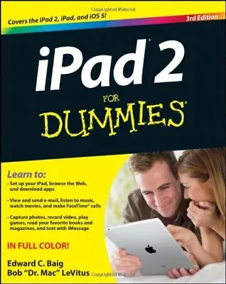 IPad 2 For Dummies (For Dummies (Computers)) By LeVitus Bob Book The Cheap Fast • £3.22