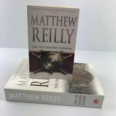 2 X Matthew Reilly Jack West Jr. Books Paperback The Six Sacred Stones Thriller • $18.99