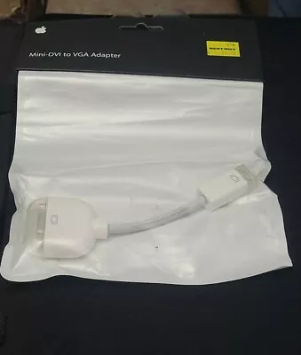 Genuine Apple Mini-DVI To VGA Adapter M9320G/A -- NEW  • $9