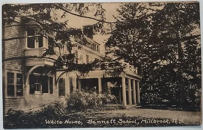 Vintage Postcard Bennett School For Girls College Millbrook New York White House • $34.65