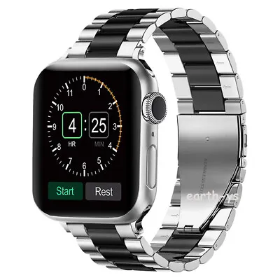 $17.99 • Buy Stainless Steel Watch Band Metal Strap For Apple IWatch Series 8 7 SE 6 5 4 3 21