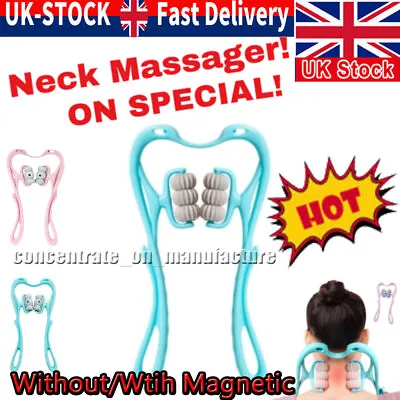 Rolneck Neck Massager Blesnia Rollneck Roller For Pain Relief Deep Tissue UK • £9.90