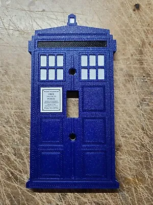 $8 • Buy Doctor Who Tardis Light Switch Cover (3d Printed)
