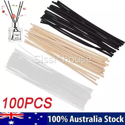 $10.55 • Buy 100PCS Reed Diffuser Reeds Rattan Aromatherapy Aroma Sticks Bulk Pack New 25cm