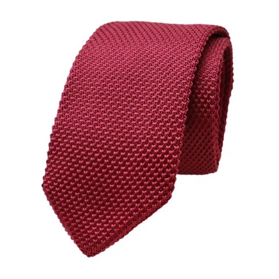 £15 • Buy George Burgundy Waffle Knit Wool Tie