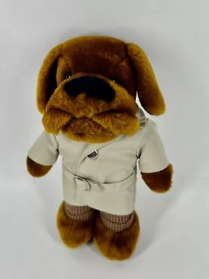 Vintage Dakin 1981 McGruff The Crime Dog 10  Plush In Trench Coat • $18.99