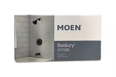 MOEN Banbury Trim Kit Tub + Shower Faucet Matte Black Valve And Handles Included • $139.95