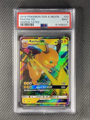 $21.50 • Buy Pokemon Card PSA 9 Mint Raichu GX Hidden Fates 2019 Holo 20/68