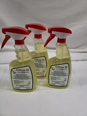 Citrus II 633712927 Germicidal Cleaner Deodorizing 22 Oz. Spray Bottle-LOT OF 6 • $34.99