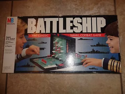 Vintage 1990 Battleship Strategy Game 4730 Complete Milton Bradley Made In USA • $9.99