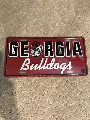 Georgia Bulldogs NCAA License Plate UGA Vintage New Old Stock • $12