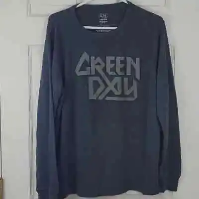 Green Day Long Sleeve Thermal Shirt Size Large • $17.99