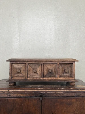 £15 • Buy Antique Small Drawer Set, Hallway Piece, Handmade, Possible Apprentice Piece
